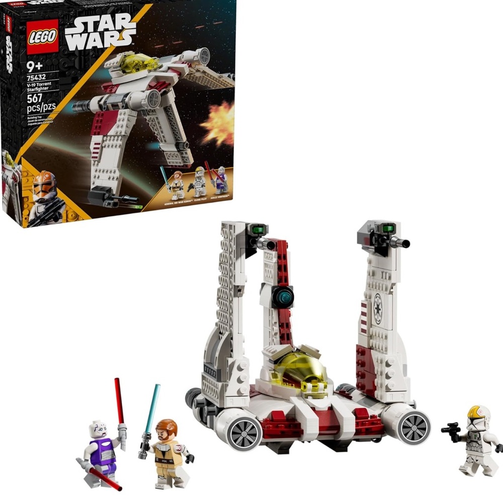 LEGO Star Wars White and Red Spacecraft Set
